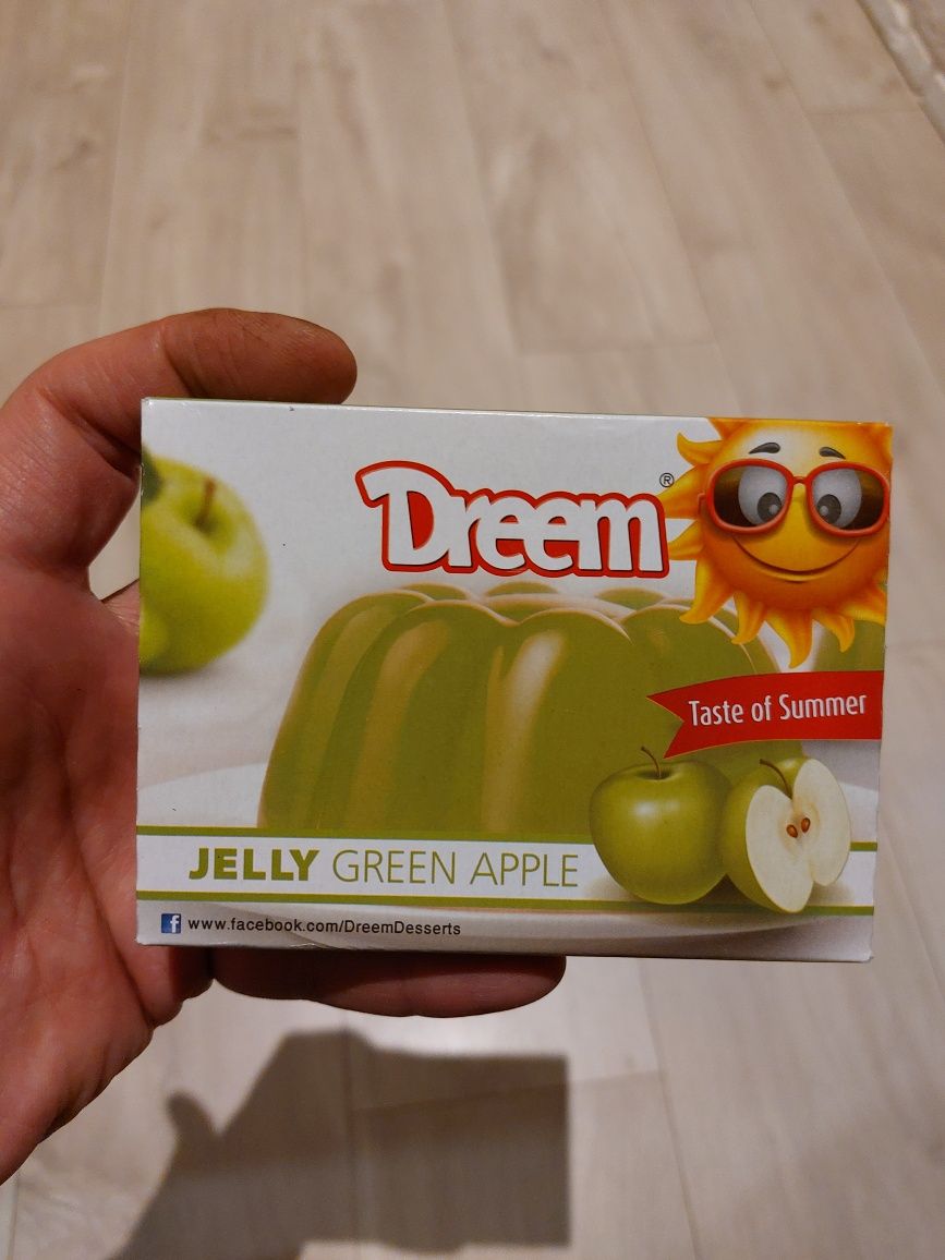 Green apple jelly Dreem, smak Egiptu, جيلي دريم