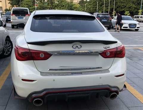 Спойлер на Infiniti Q50 накладка на багажник антикрыло бленда q50