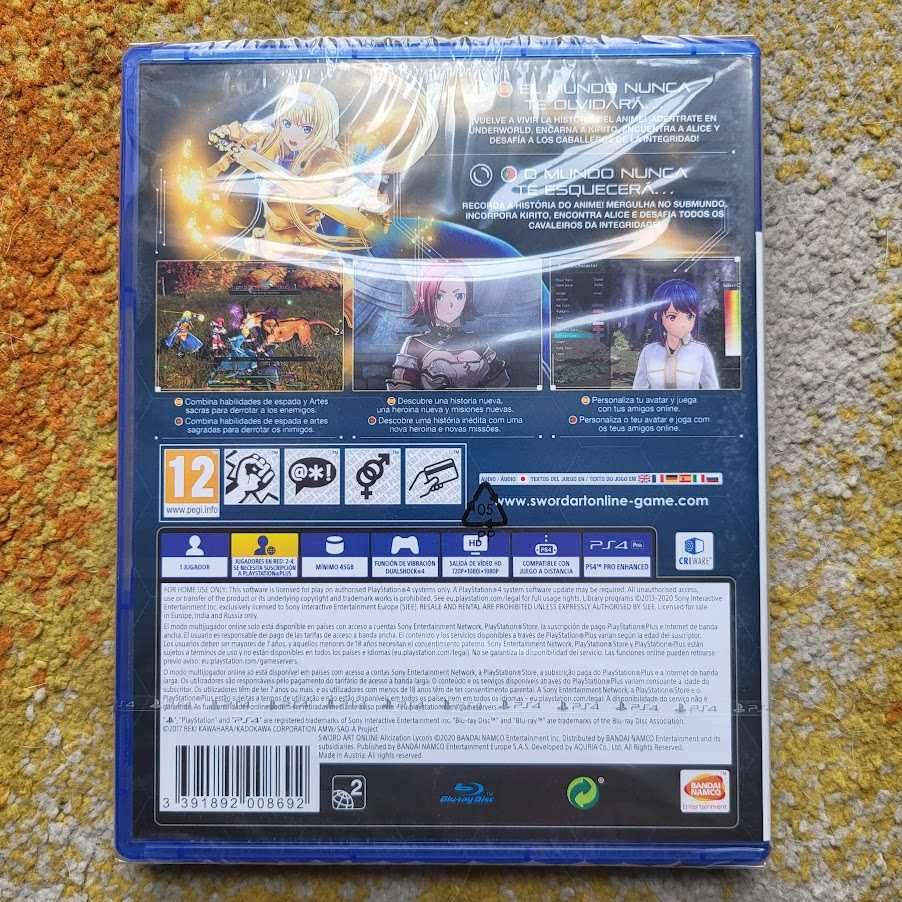 Sword Art Online: Alicization Lycoris PS4 Playstation 4 - NOWA