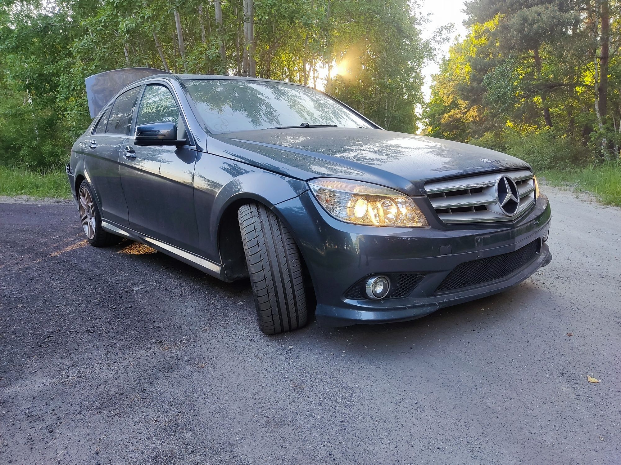 Karoseria Mercedes W204 C755 C-class Maska Zderzak Błotnik Drzwi Klapa