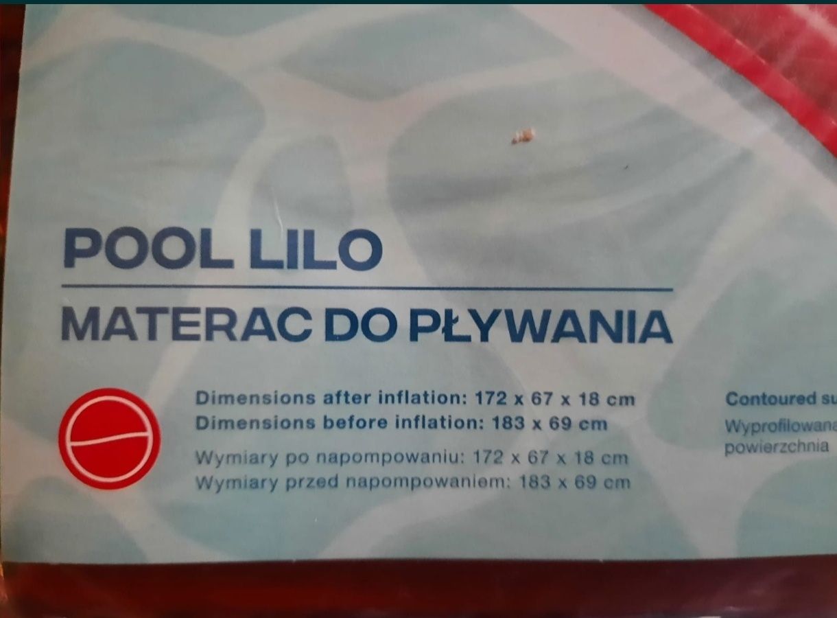 Dla dzieci materac dmuchany do pływania