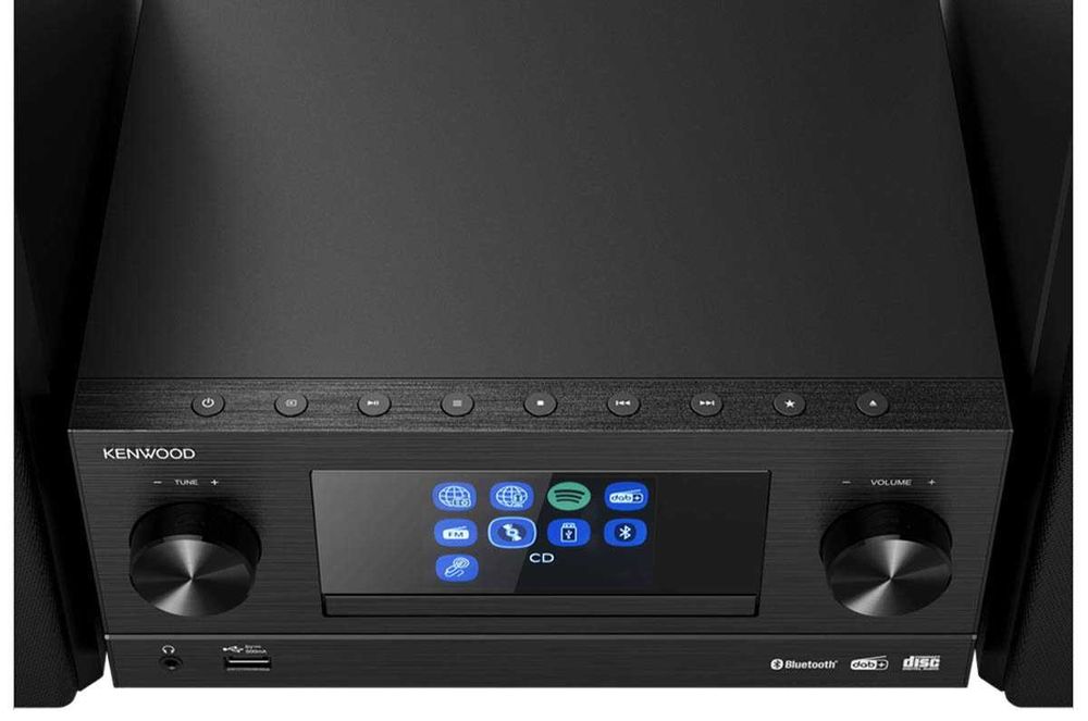 Wieża KENWOOD M-9000S-B Czarna CD| Wi-Fi| BT| Radio internetowe| DAB+