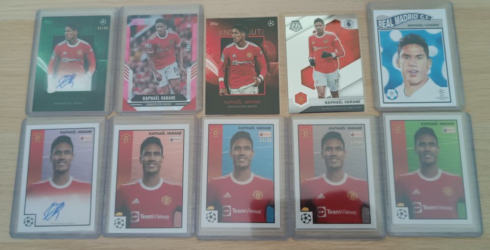 Картки колекційні Рафаель Варан Манчестер Юнайтед МЮ topps panini