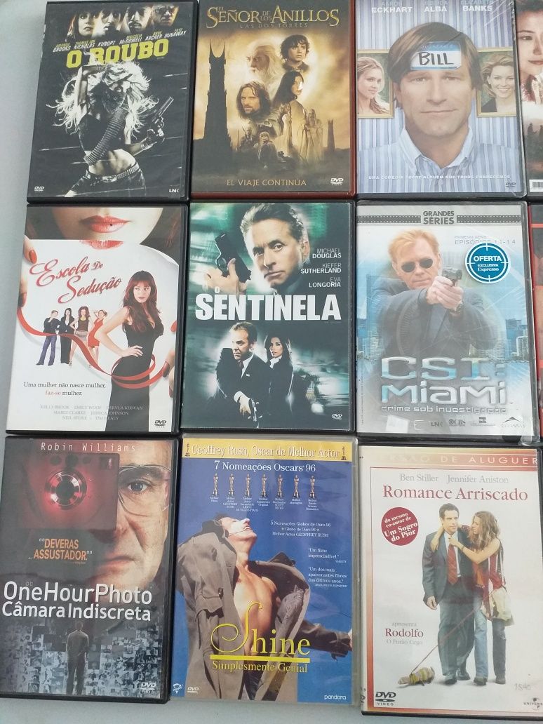 DVD'S de filmes de vários estilos