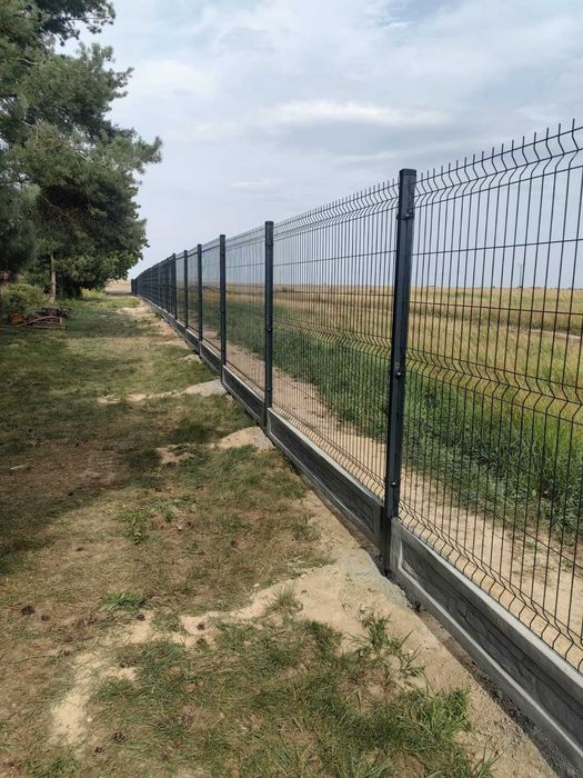 HIT! Nowoczesne kompletne ogrodzenie panelowe 123 cm Fi 4 - 45zł/1mb