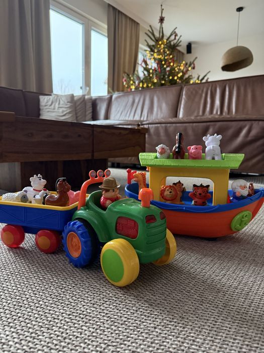 Dumel traktor oraz arka statek super stan