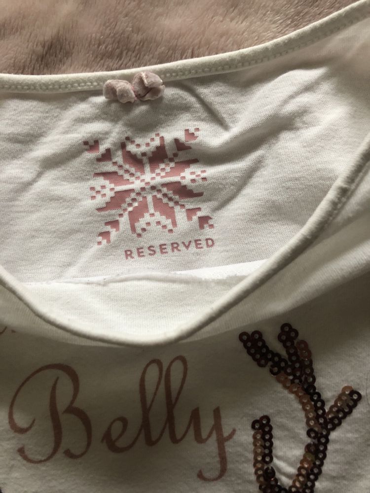 Bluzka świateczna zimowa dla dziewczynki reserved