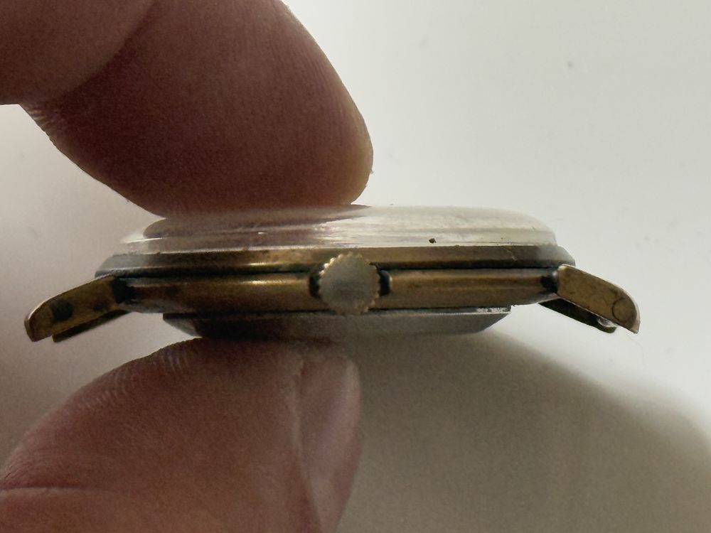 Zegarek męski Fero Feldmana 17jewels Extraflat Swiss made, duzy 37mm