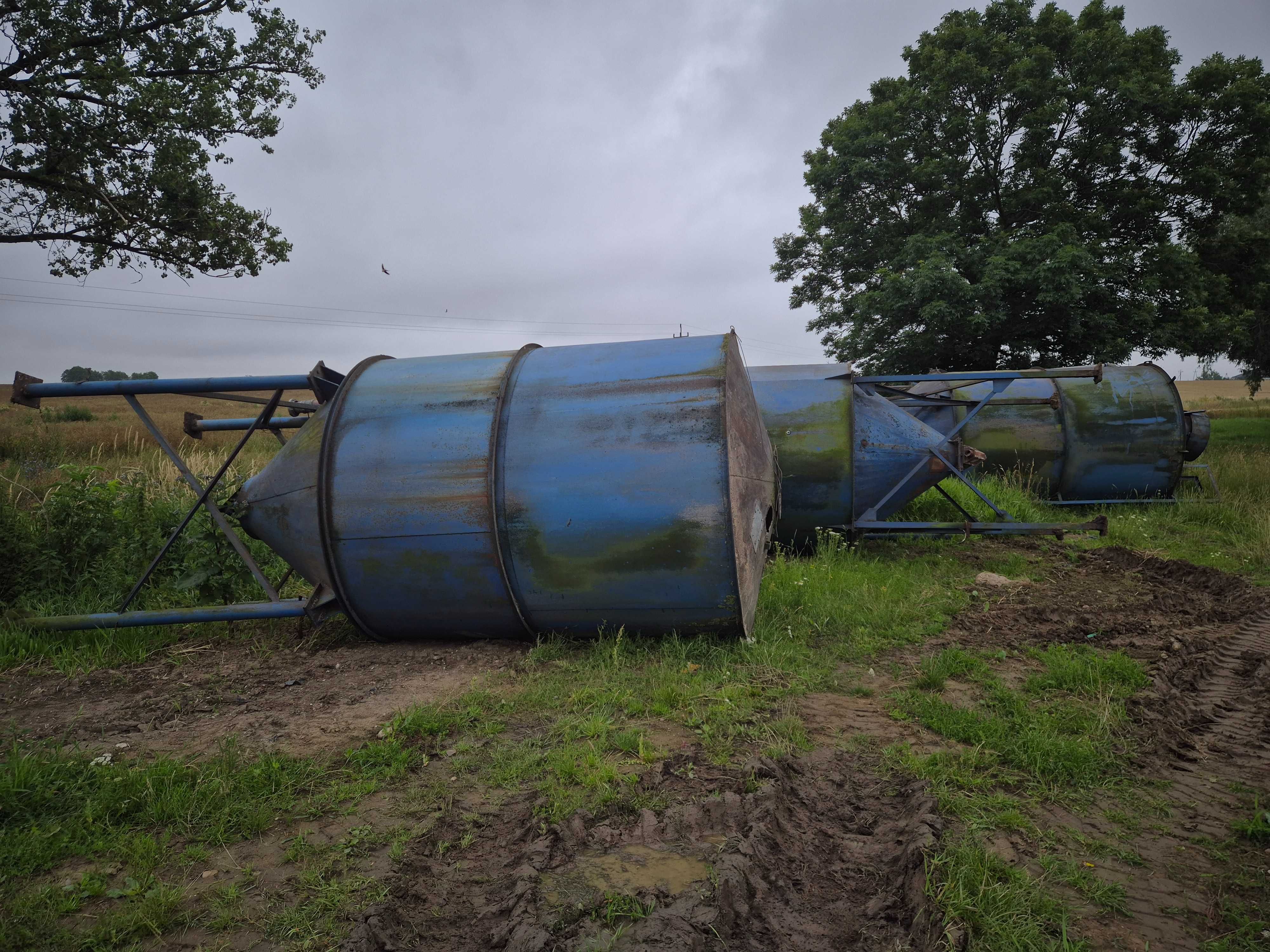 Silos silosy po cemencie do zboża paszy