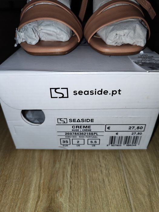 Sandália de salto SEASIDE