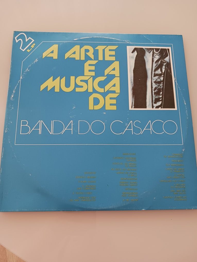 Lp (duplo) A Arte e a Música de Banda do Casaco