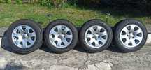 Koła Audi A4 B6, opony letnie, oryginalne felgi aluminiowe 15".