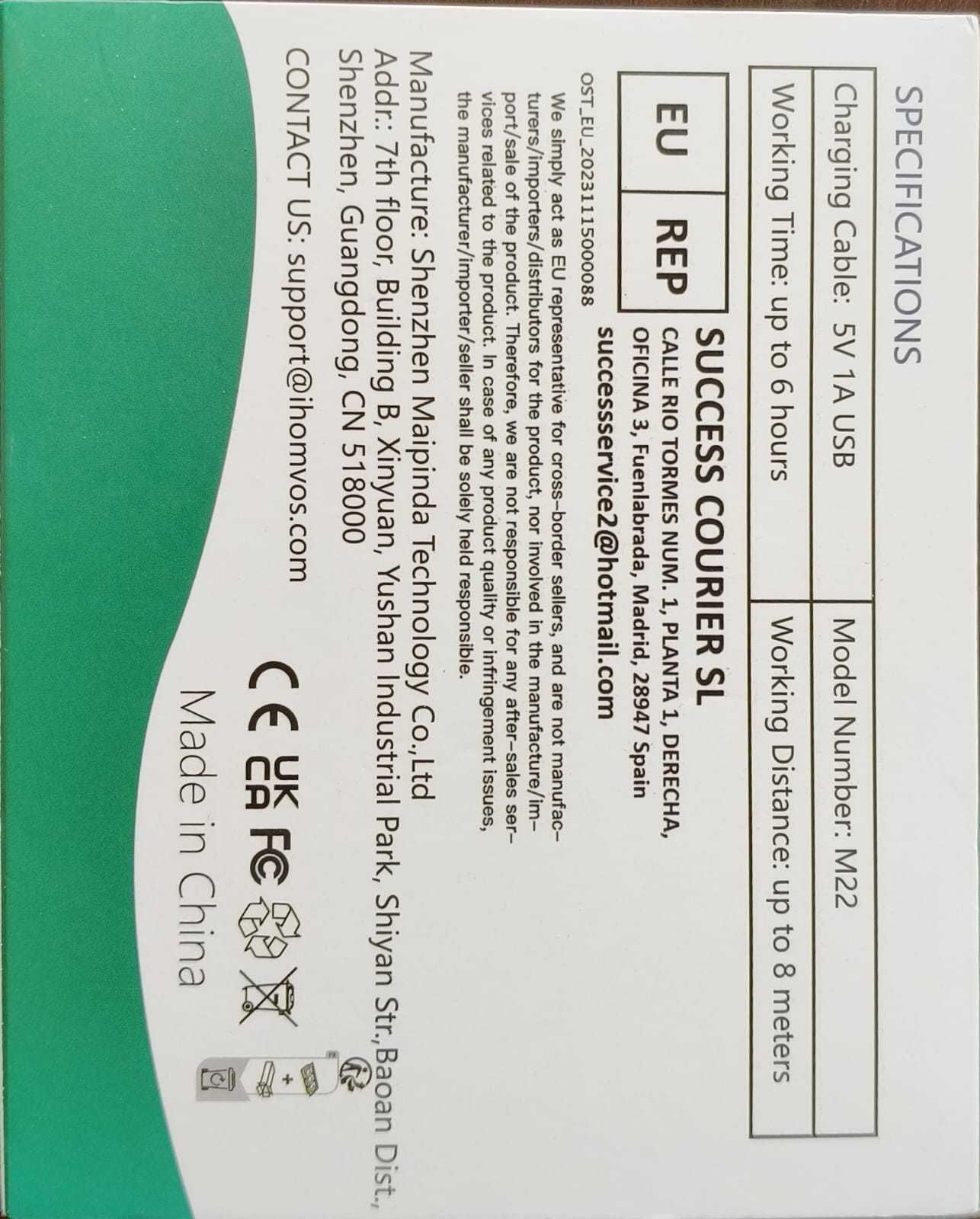 Microfone Lapela Koilboane M22 - (Combo x2 Microfones) C/ Garantia