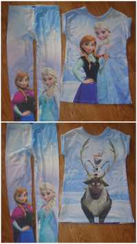 Костюм футболка лосины Эльза Анна Холодное сердце Frozen Disney