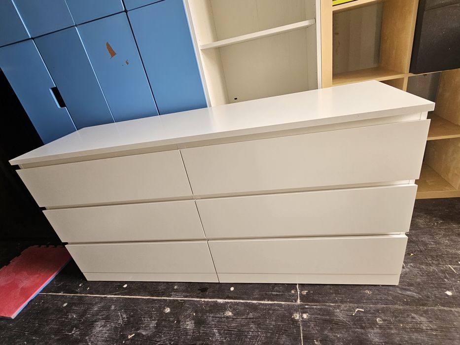 Komoda IKEA malm 6 szuflad, szeroka /dos