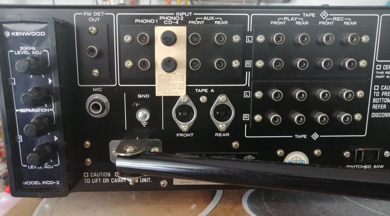 Kenwood 9940 receiver quadrifônico topo de gama
