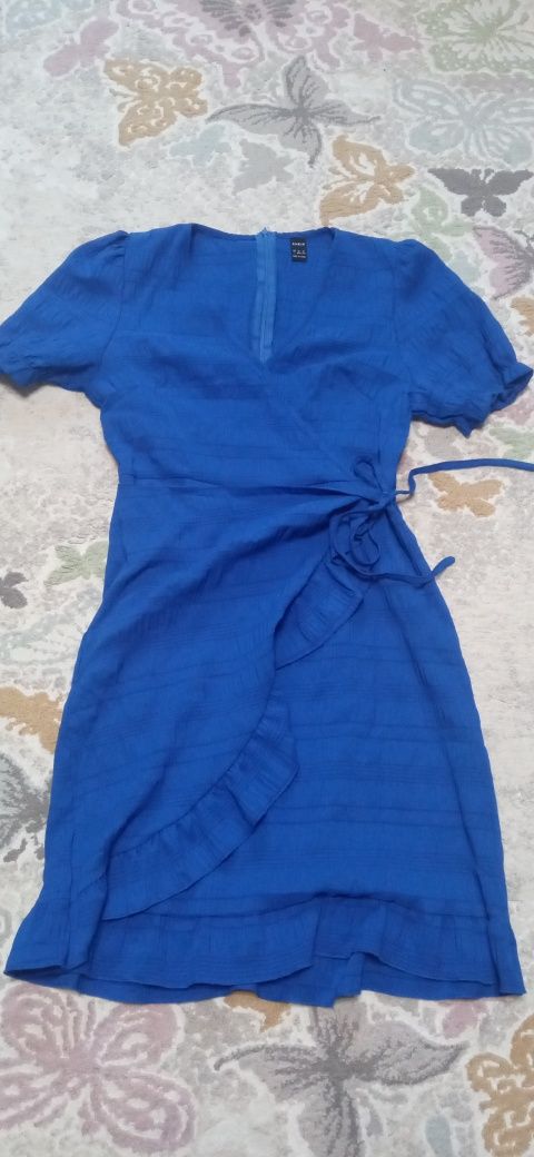 Kobaltowa sukienka shein S/M