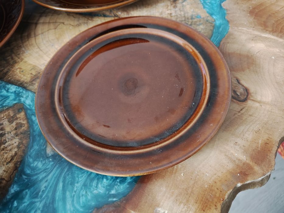 Talerze PRL prod.Pruszków tzw Kokardki PRL