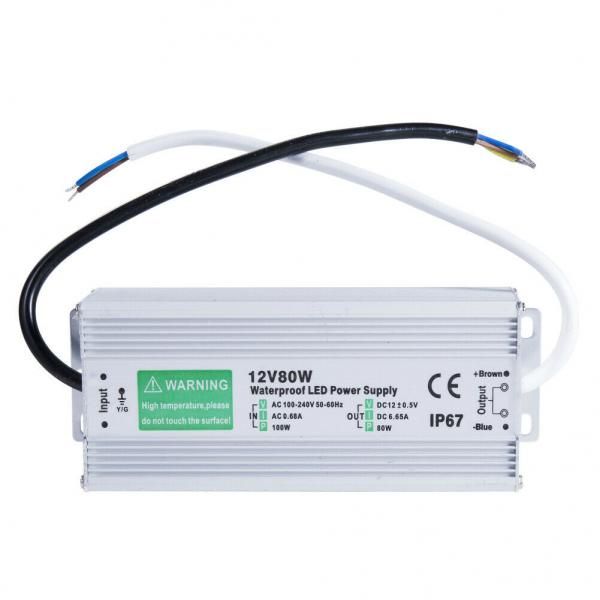 Waterproof LED Power Supply IP67 12v 80W