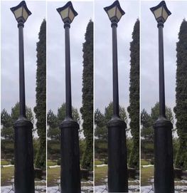 Zabytkowa lampa latarnia uliczna sandomierska oryginał