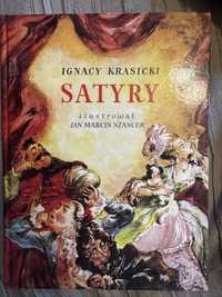 Satyry. Ignacy Krasicki. Ilustracje J. Szancer PRL