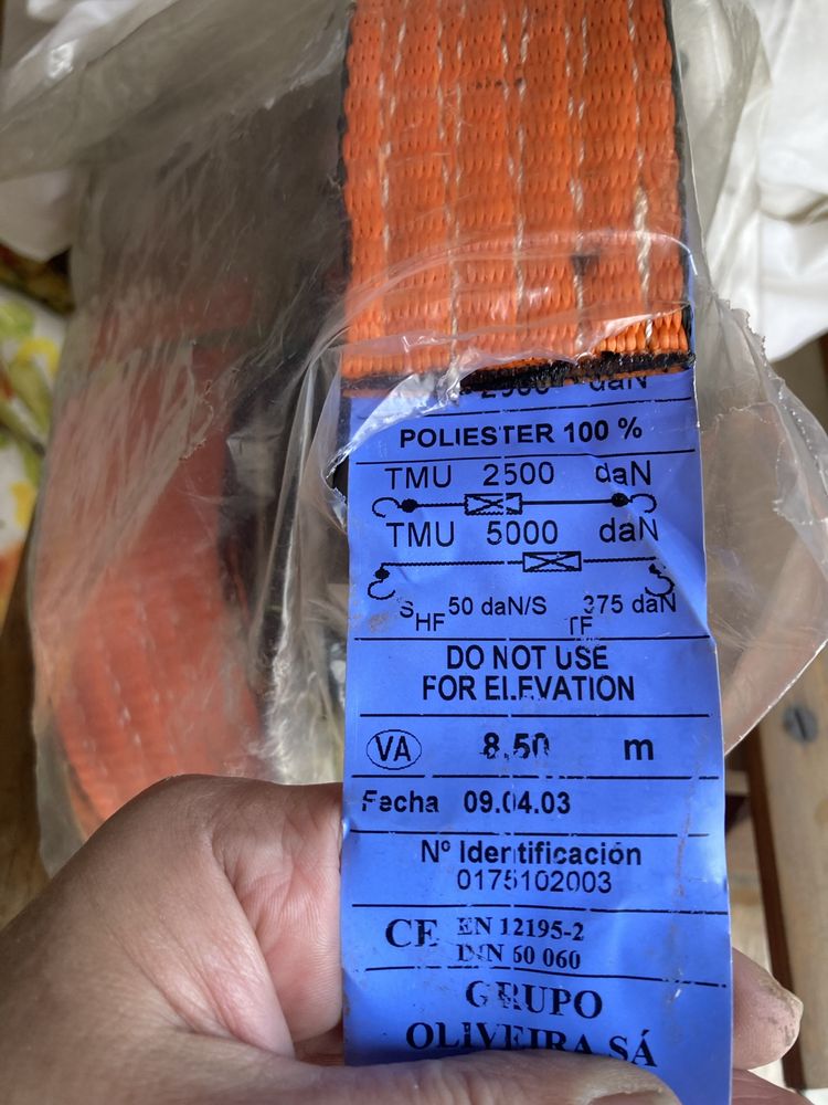 Cinta de carga muito robusta