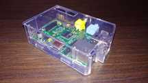 Płyta RaspPi "B" z obudową dla hobbystów elektroników