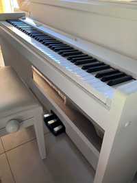 Pianino cyfrowe KORG LP 380 białe z ławą