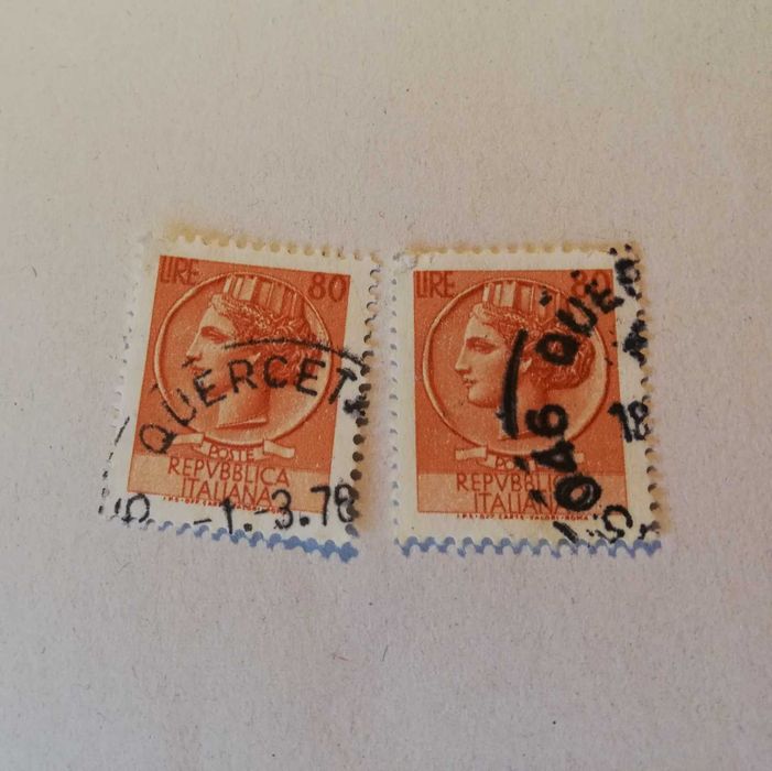 Selos italianos "Siracusana" muito raros - estado: impecáveis - desde:
