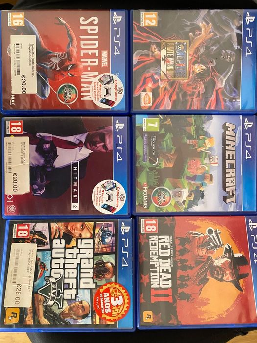 Jogos PS4 usados CADA JOGO TEM SEU VALOR.Ver descrição
