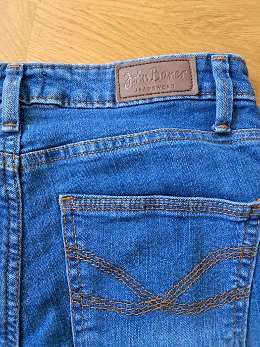 Dżinsy damskie elastyczne r. 34  John Baner długie nogawki