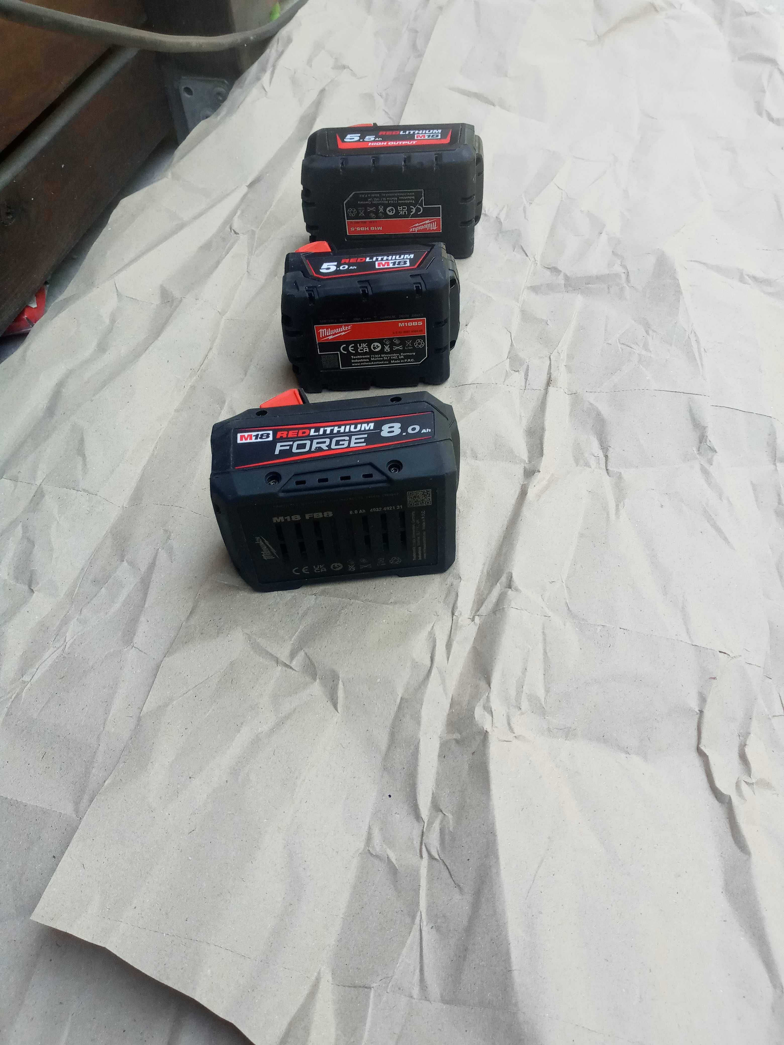 Akumulator Milwaukee M18 8 ah Forge . High Output