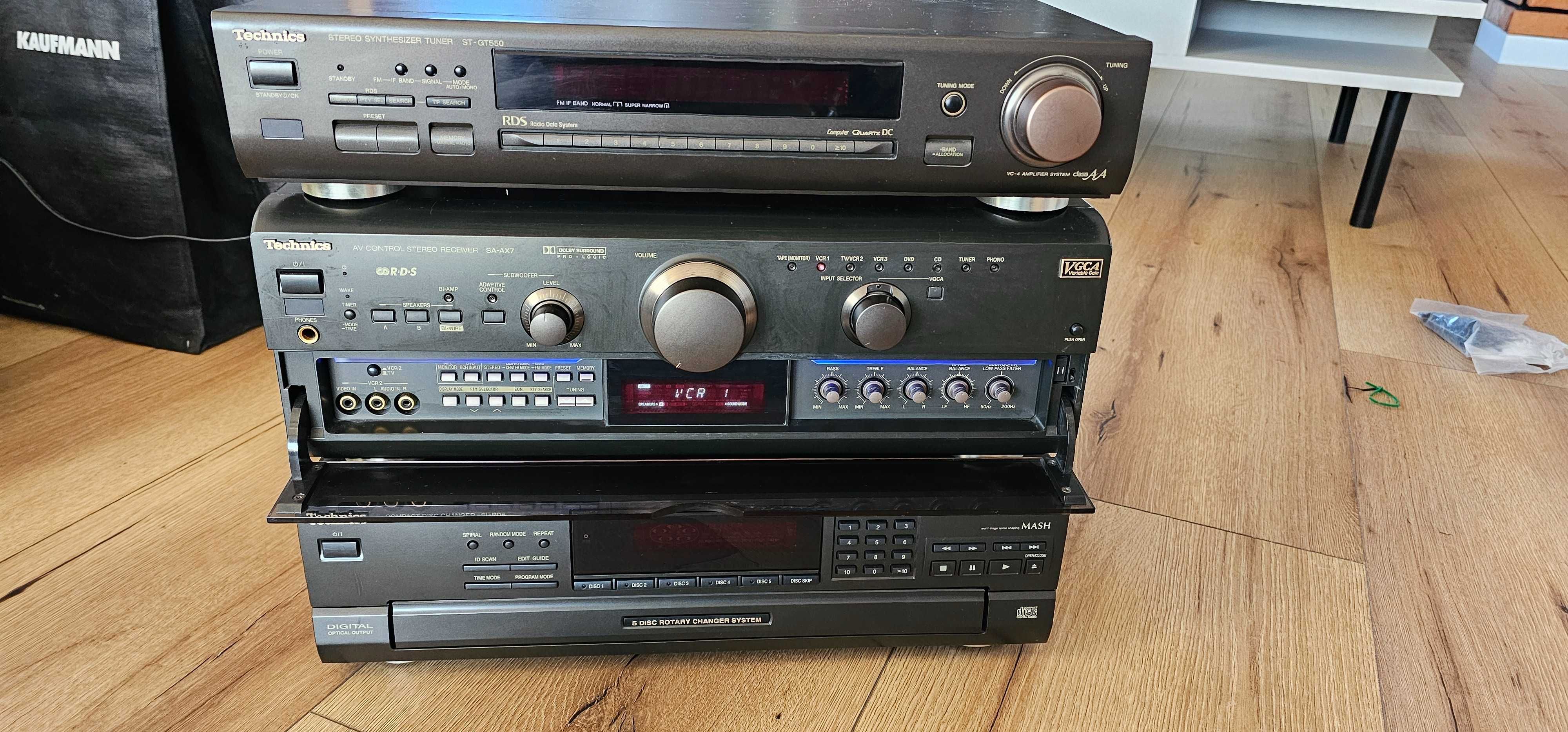 Technics ax 7 + zieniarka i radio