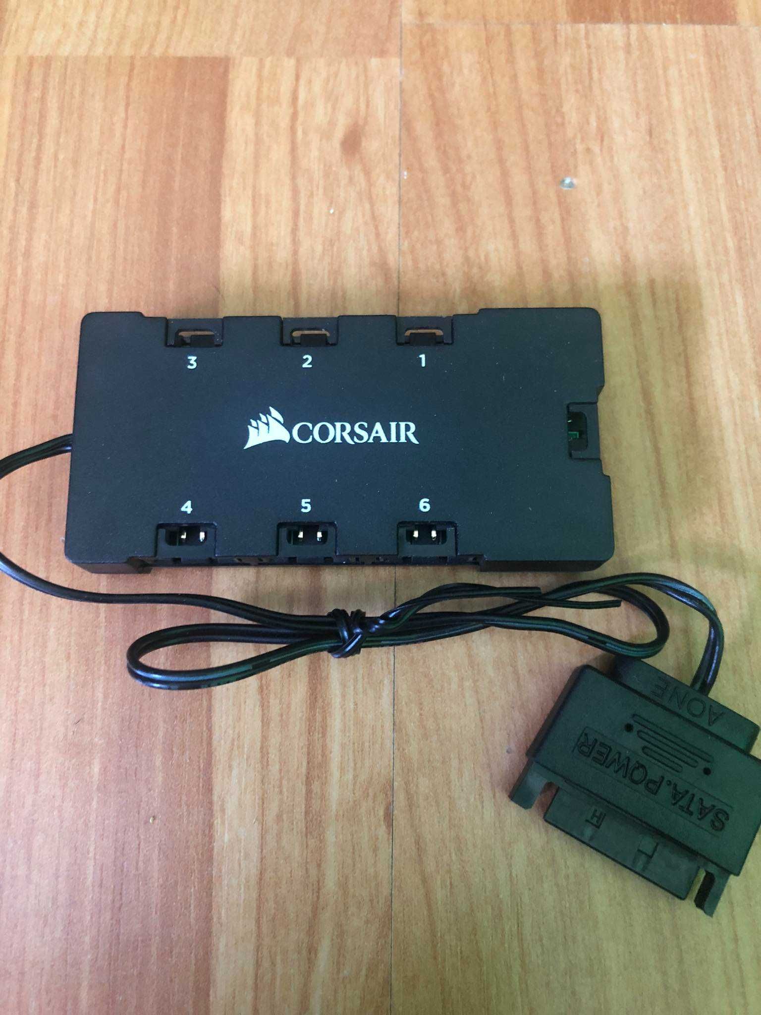 Pack 3 Ventoinhas Corsair SP120 RGB com Controlador