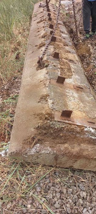 Шпала залізобетонна під баштовий кран