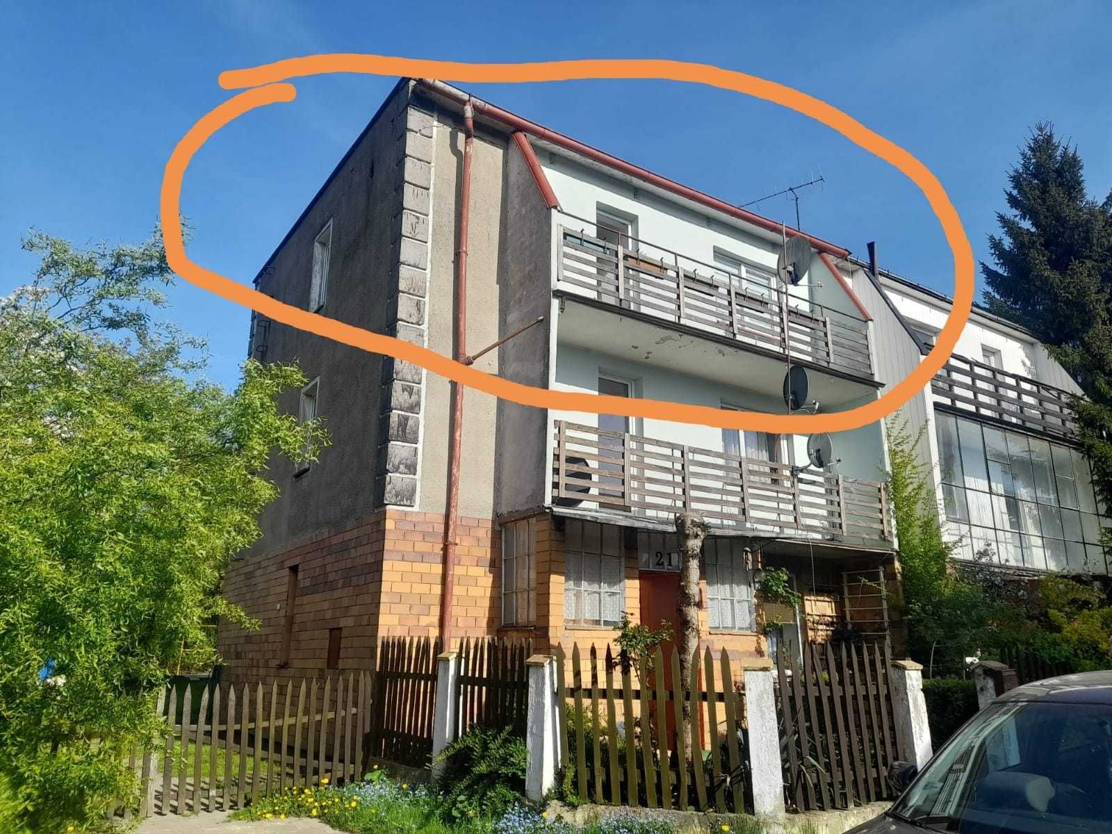 SPRZEDAM MIESZKANIE Z OGRÓDKIEM, II piętro 50,86m2, ul. Sienkiewicza
