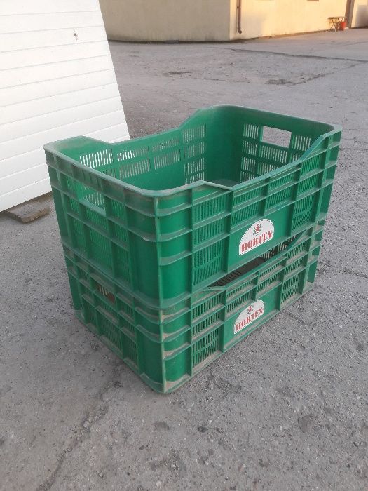 Skrzynki plastikowe logo Hortex