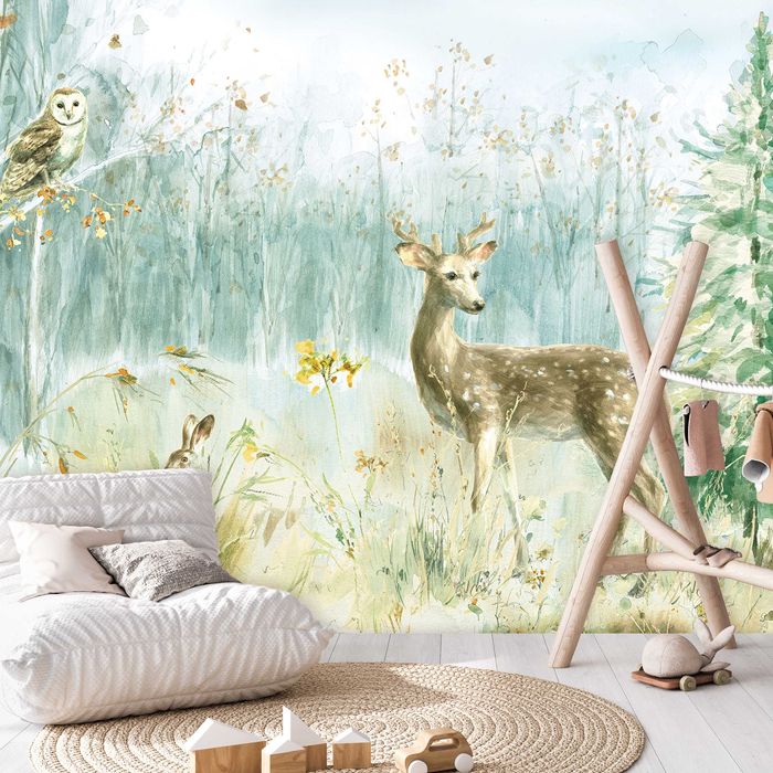 Fototapeta Las Sarenka Natura Dla Dzieci Widok 3D Twój Rozmiar + KLEJ