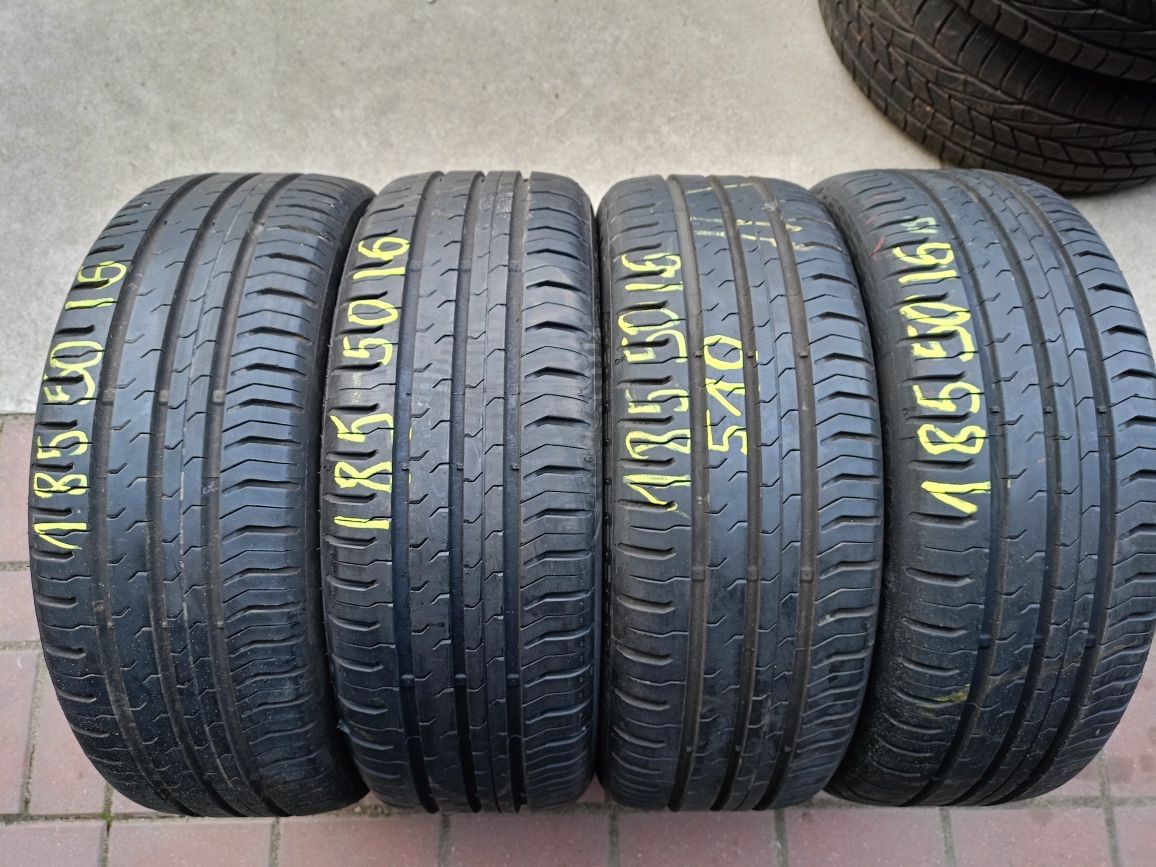 Opony letnie Continental 185/50r16 7mm 510zl 4szt