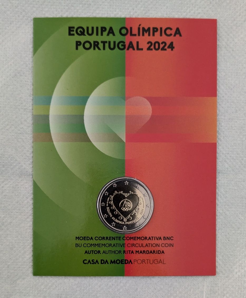 Moeda comemorativa 2€ Portugal 2024 BNC