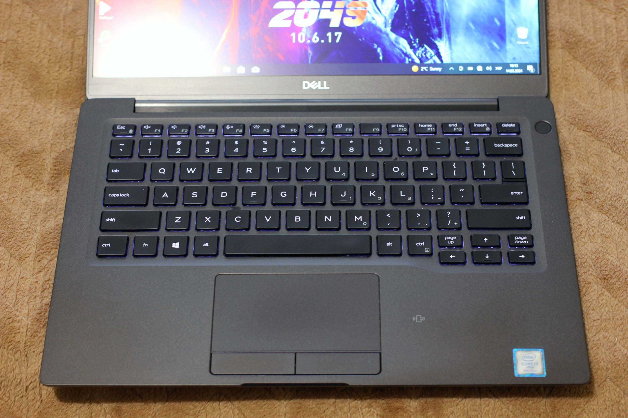 DELL7400/2020/Core i7-8650 8x/Видео 2GB/16GB/SSD256/ipsFHD 14.1 СЕНСОР