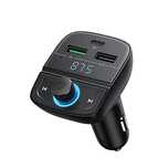 Ugreen Transmiter FM Bluetooth 5.0 ładowarka samochodowa MP3/3x USB TF