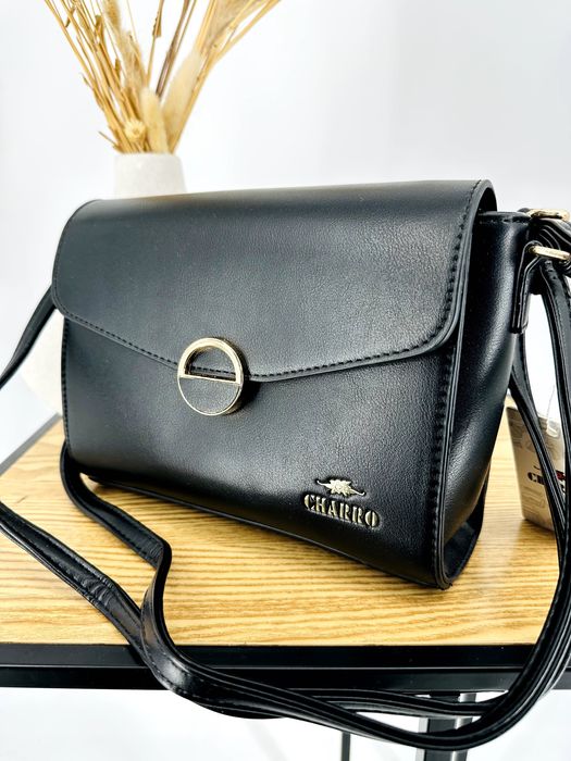 Nowa modna mała torebka charro klapa kółko