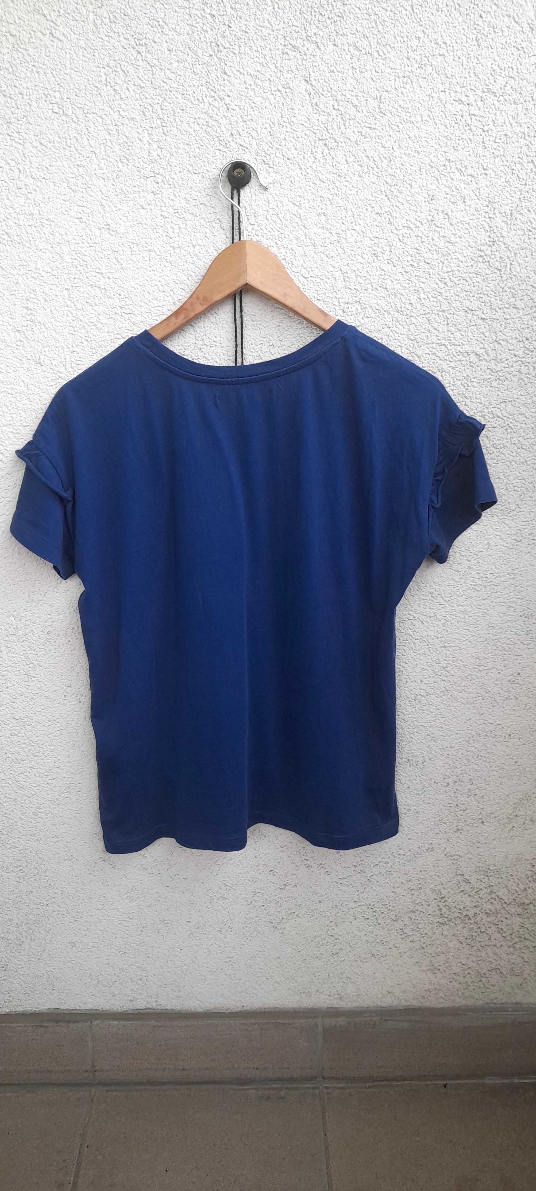 Bluzka t-shirt z aplikacją w papugi House r.S/M