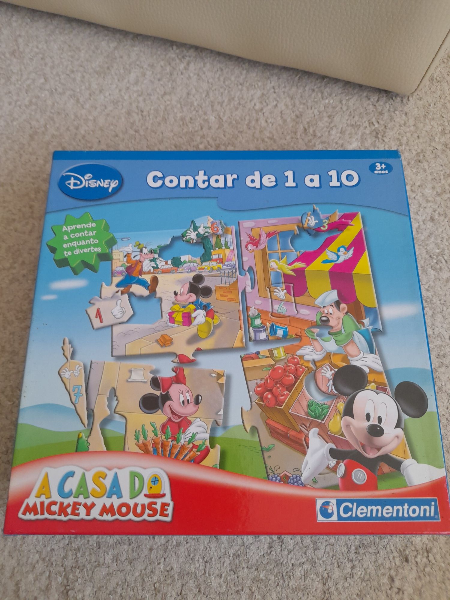 Jogos Educativos Disney Mickey Alfabeto Puzzles Blocos Cotoons Smoby