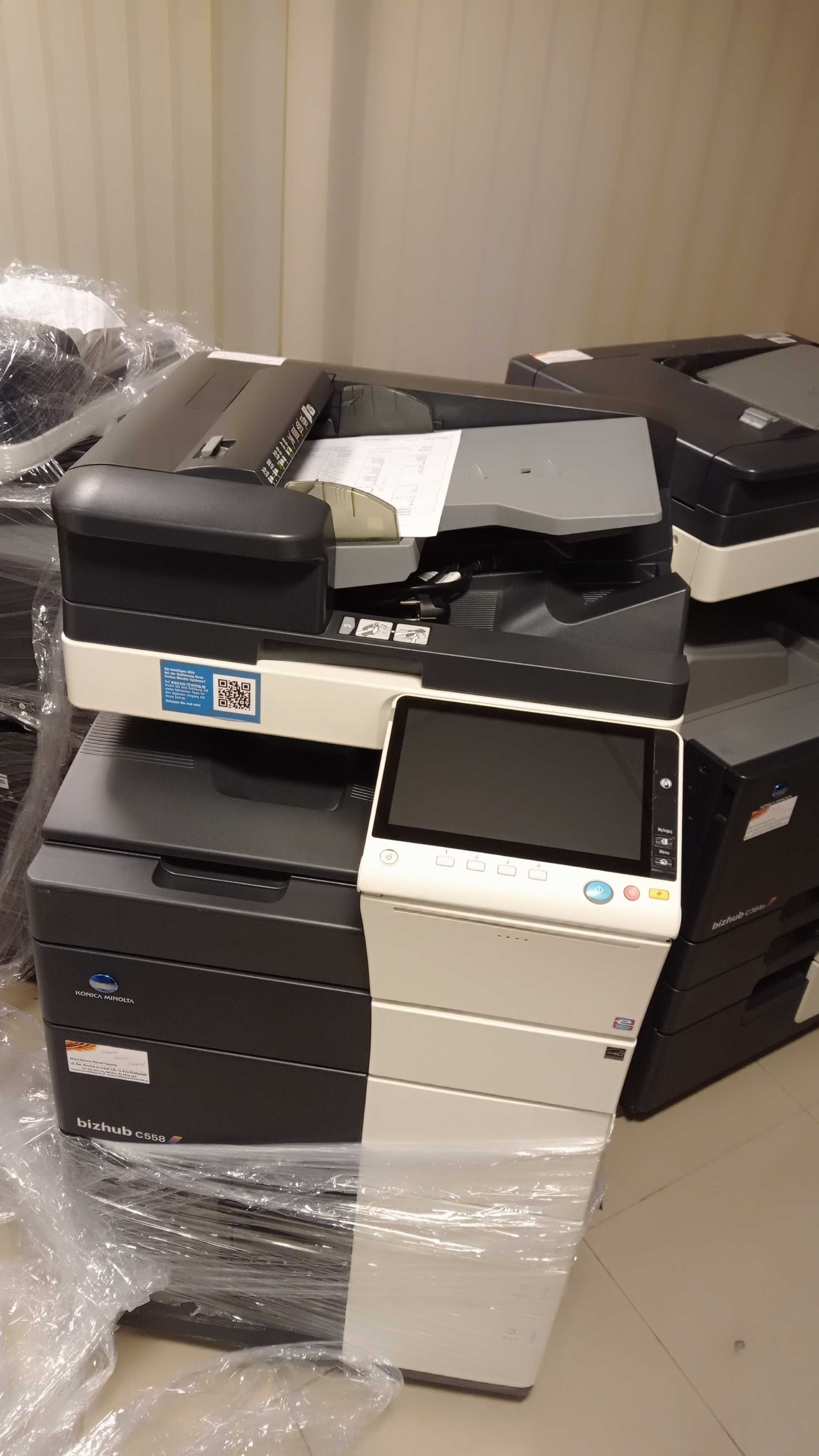 Drukarka laserowa ze skanerem kolor Konica C458 skan A3+ Gwar/FV