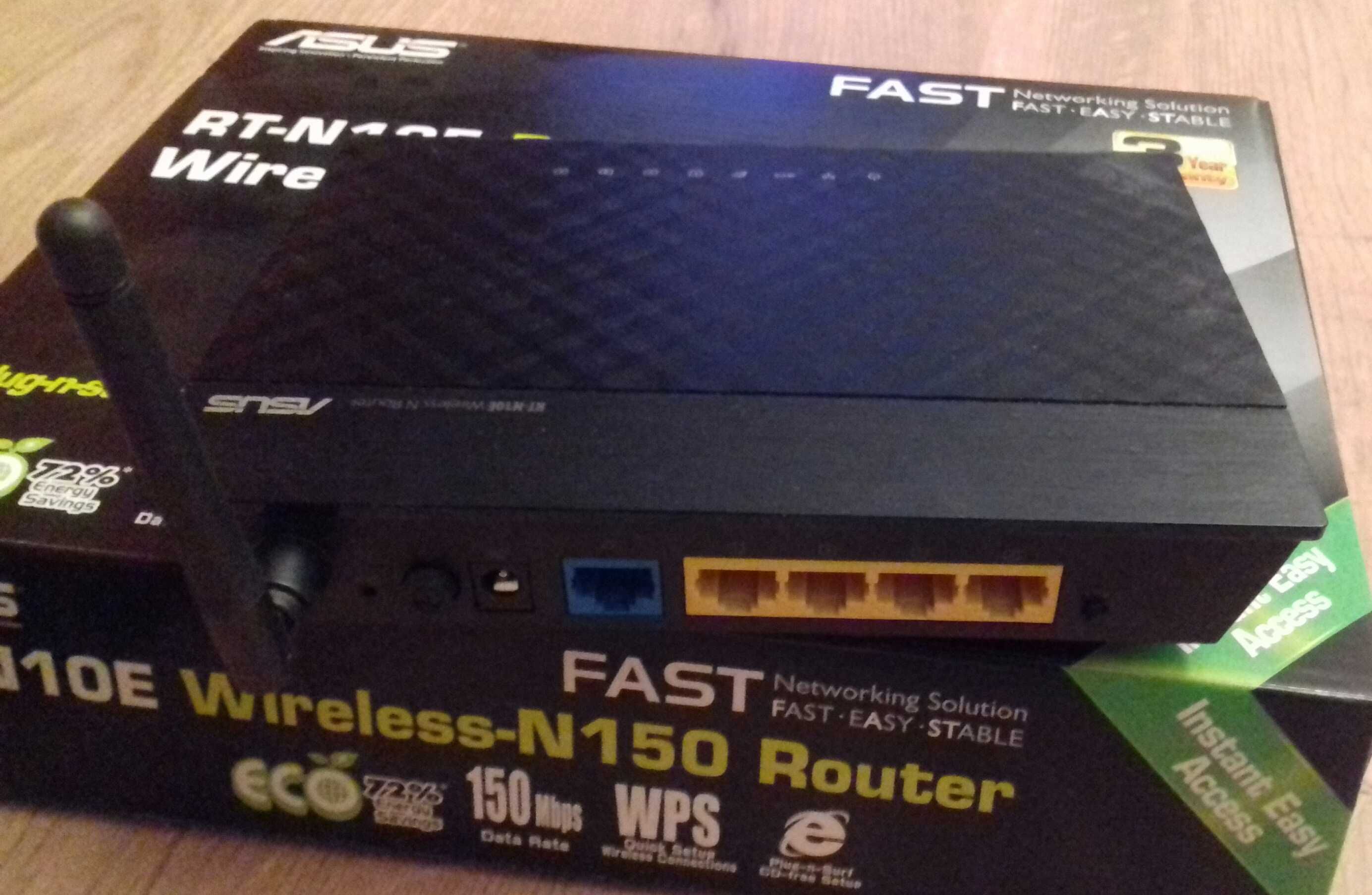 Router ASUS z modemem CISCO