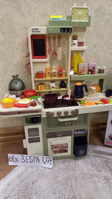 Кухня дитячі 93см.з яйцеваркою нові 74придмета,,лимо тойс,, муз,світ,