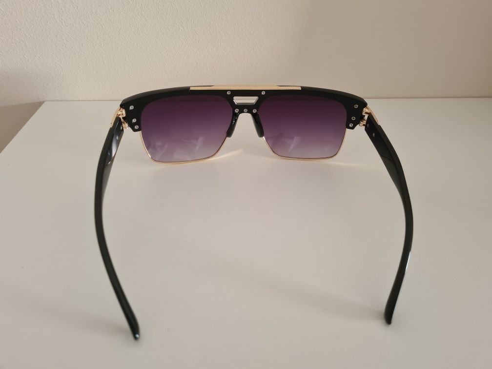 HIT Nowe Męskie Okulary Polaryzacyjne UV400 Przeciwsłoneczne Złote
