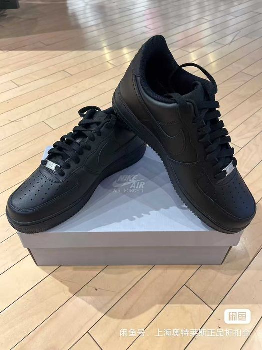 Buty Trampki NikeAir_Force_1_Low _07_Black_R.38